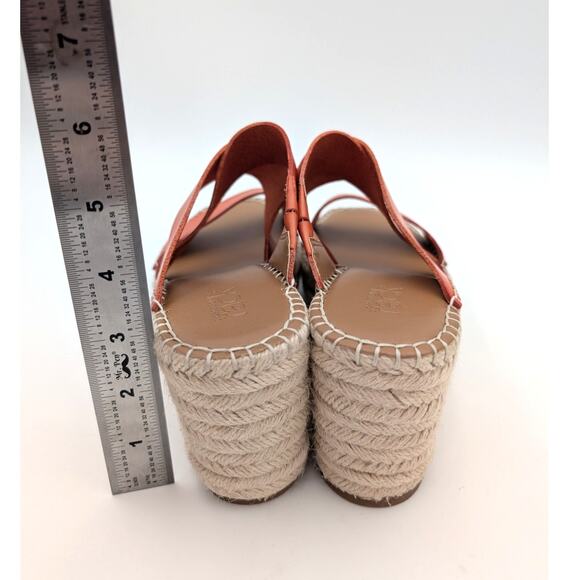 Nordstrom Rack Cressida Platform Wedge Espadrille Sandal Red Size US8.5M - Picture 5 of 11
